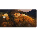 Stretched 'Paese Canvas monte' Adriano Galasso sul