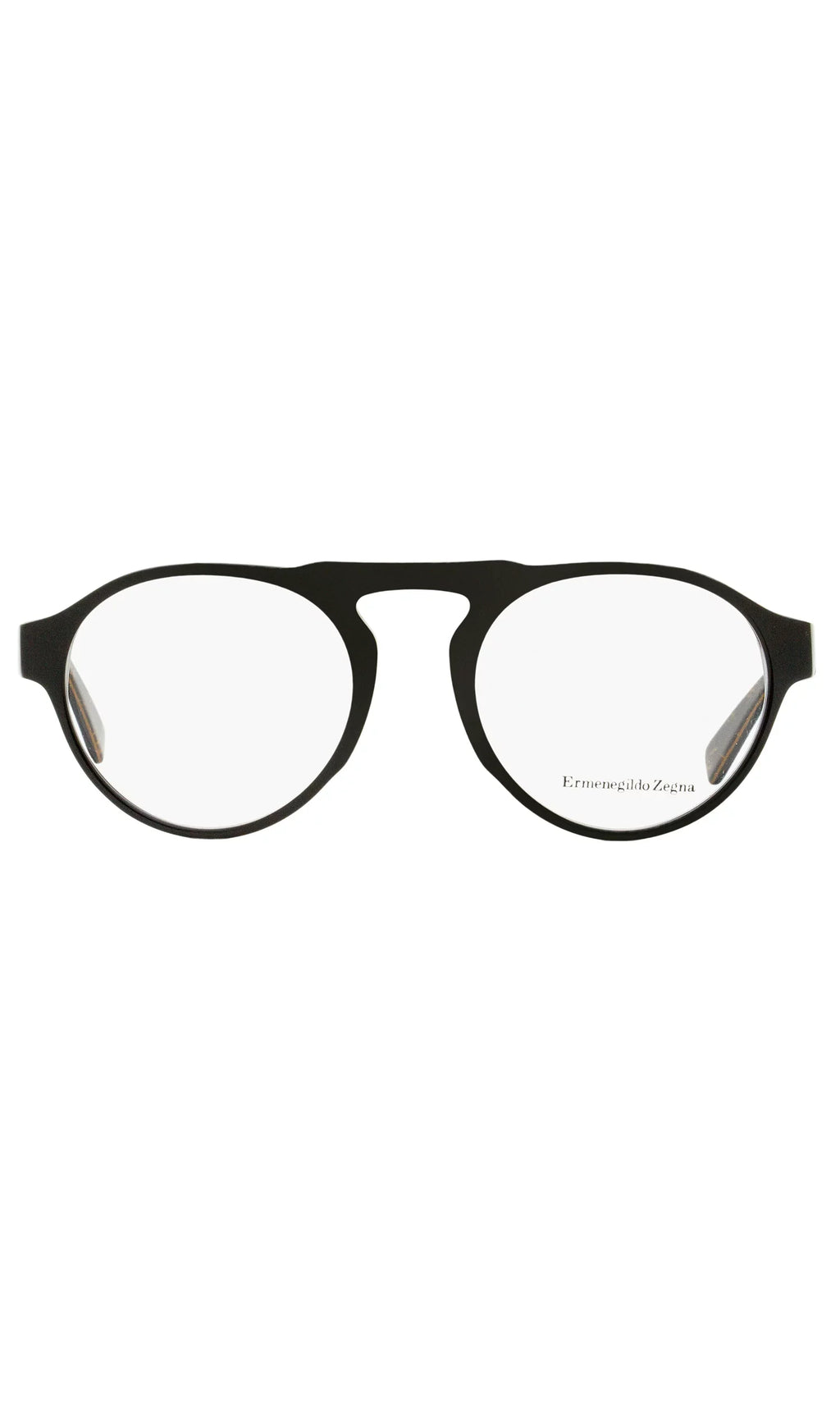 Men's Eyeglasses Round EZ5188 53 Zegna Ermenegildo Demo 001
