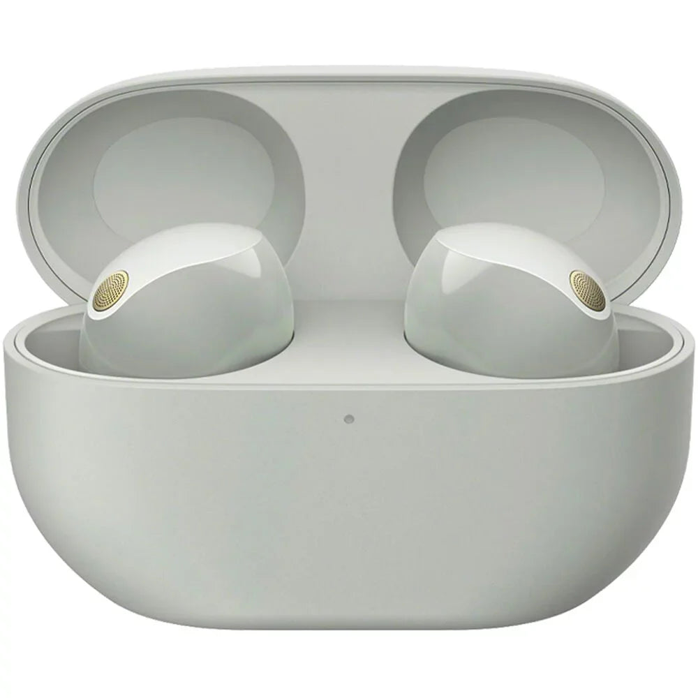 Wireless Noise 2 YR Bundle Canceling Earbuds (Silver) Sony with Warranty WF-1000XM5