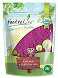 Live 2 Food Raw, to by Powder, Organic Currant Non-GMO, — Pounds Kosher — Vegan,