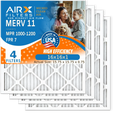 Filters CLEAN WICKED 1200 Comparable 4 Air 16x16x1 & Filter MERV USA 7 to FPR MPR AIRX 1000, Conditioner Pleated Furnace by Made Pack Filter Air Electrostatic 16x16x1 11 HVAC MPR FILTERS AIR. Premium