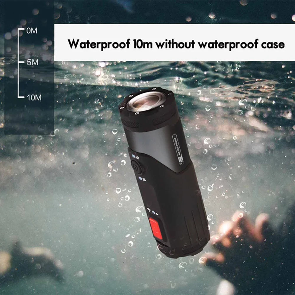 With Camcorder,Head Wifi Waterproof Camera Camera App Head Adventures 4k Camera Adventure - Bike Helmet Mounted Adventures Camera Head-mounted Wifi