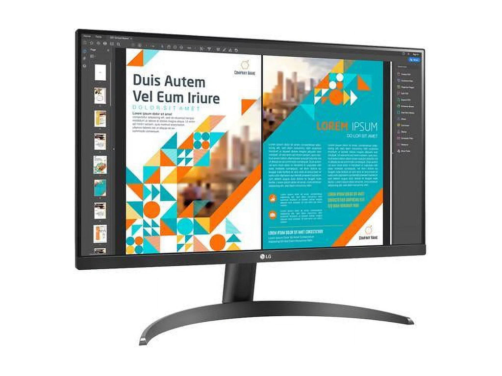 DisplayPort 75Hz FreeSync 24QP500-B AMD HDMI QHD IPS LG 2560 Tilt 1440 x HDR10 VESA 24" 2K Monitor