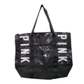 Victoria's Gym Book Tote Pink Marble New Secret Bag Logo Zip Top