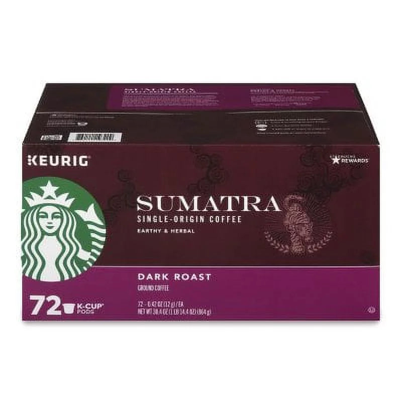Single-Origin Starbucks (72 K-Cups ct.) Coffee Sumatra