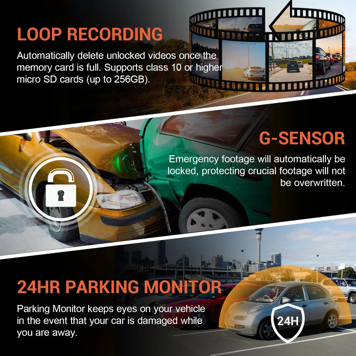 V1P with Cam Rear Front Rexing Dash 4K Wi-Fi UHD and