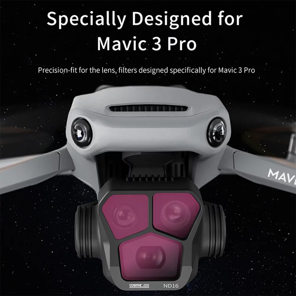 for Pro Light 3 Lens 4-Pack Dadypet ND8/16/32/64 Mavic Filter - DJI Filter Set