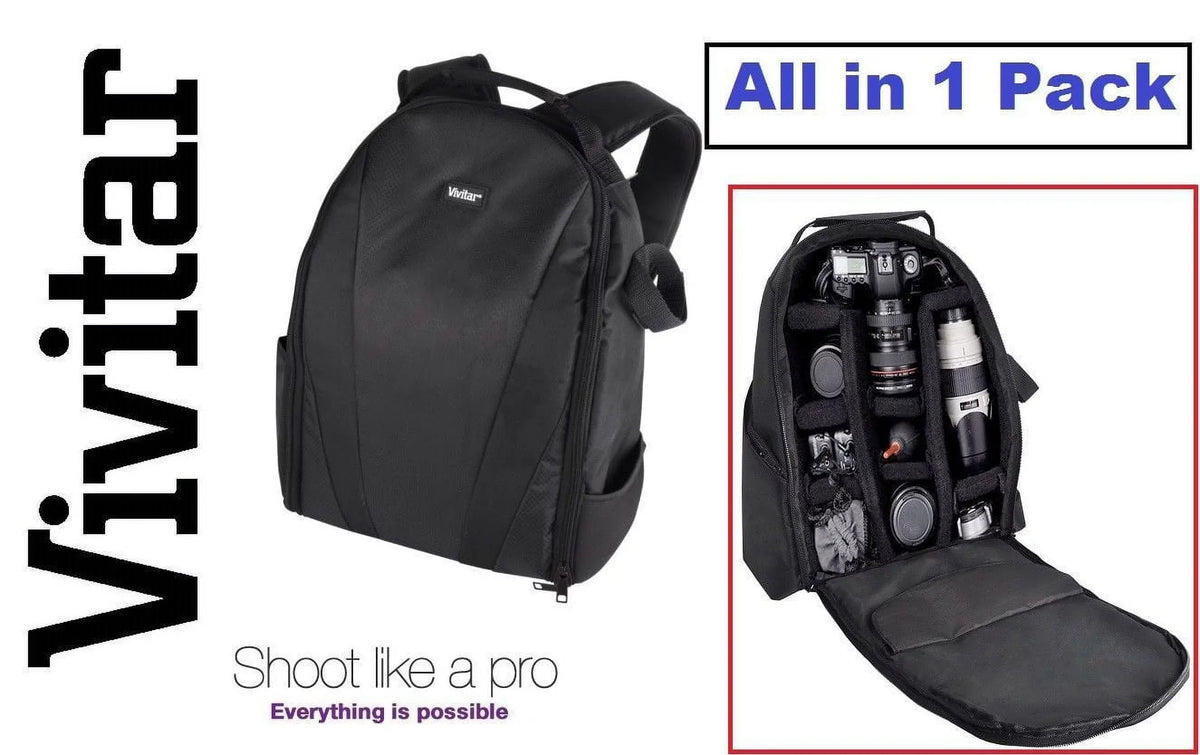 Case Pro D500 For Nikon Backpack Vivitar Camera Bag D7500 D5600 Case Deluxe