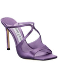 On Womens Purple Anise Heeled Dress Stiletto Toe 95 CHOO Open Slip Comfort Sandal JIMMY 36.5