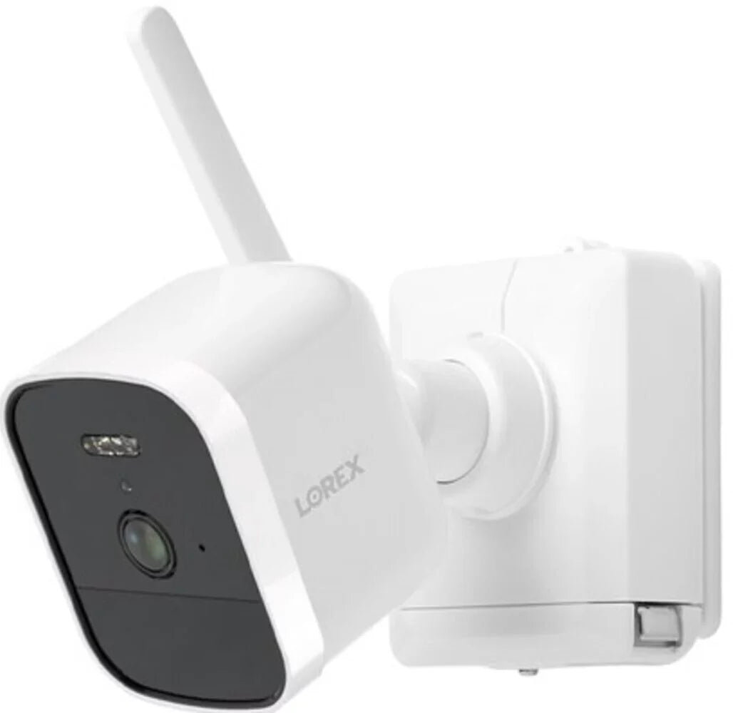 Battery-Operated (4) Lorex (White) Cameras NVR Four System with 4K