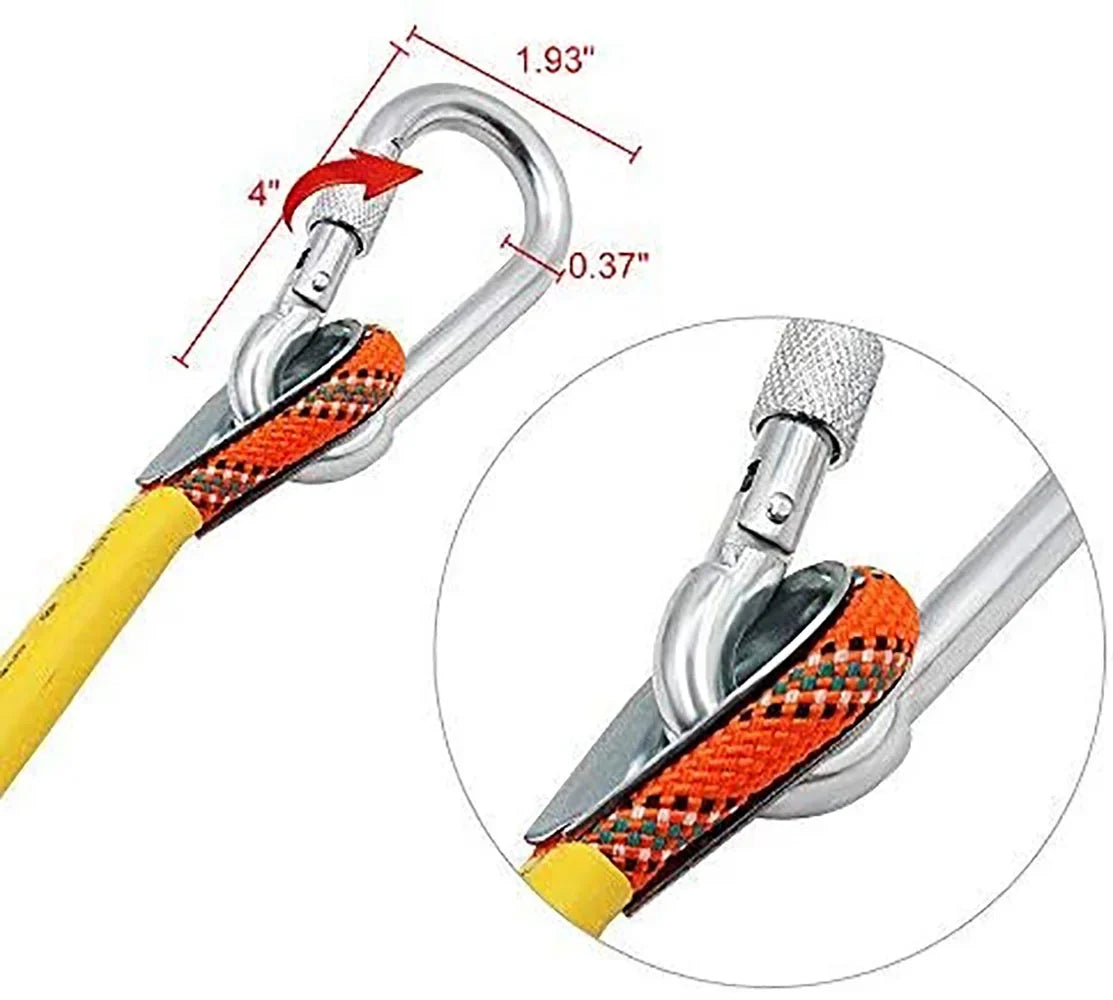 Escape 50M(160ft) Rope Climbing Rope Rock Parachute Outdoor Static for Climbing Equipment Rope Ice X Fire XBEN Climbing Rescue
