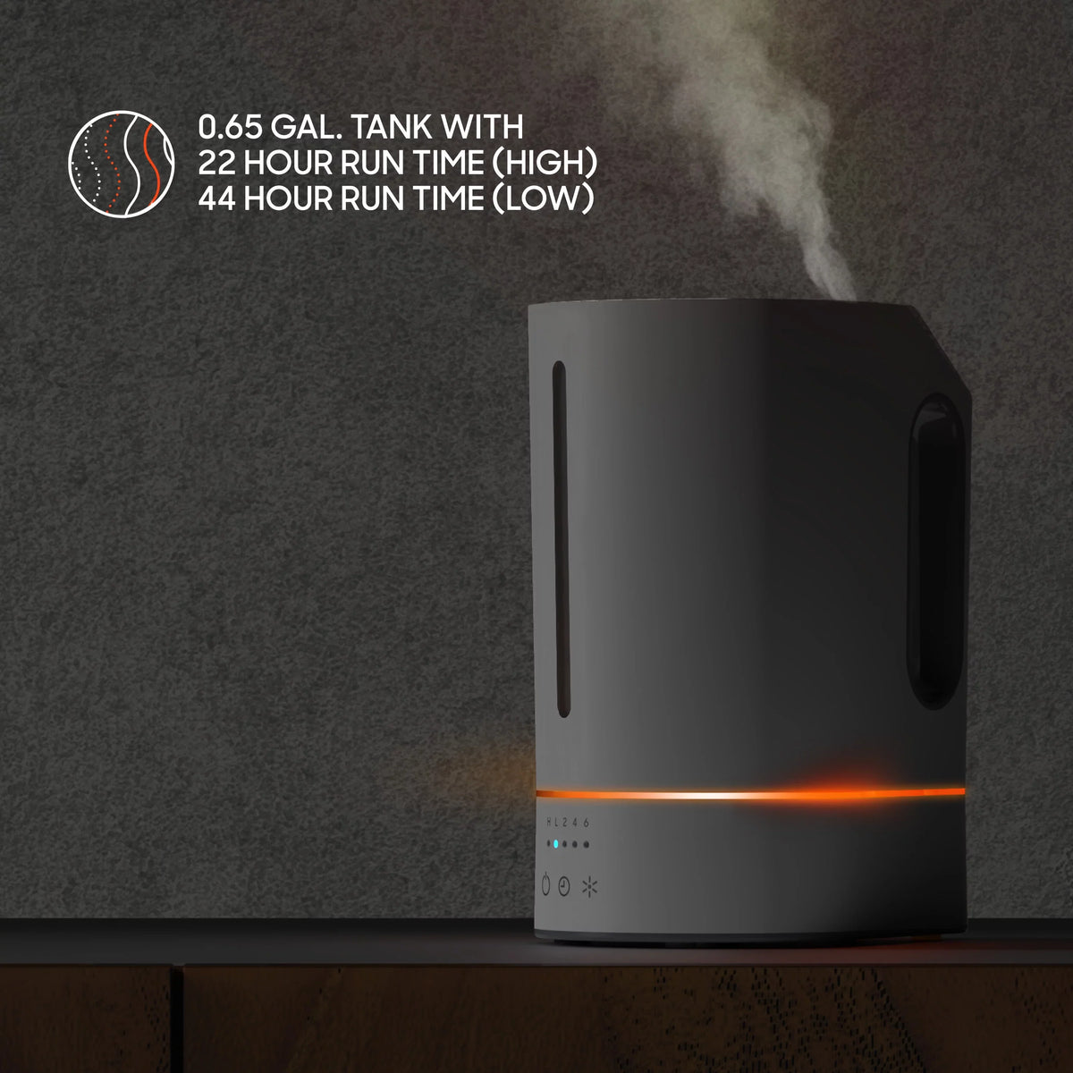Mist, Sharper Humidifier Light, Customizable 0.65 MIST Tank 8 Pitcher Image with Cool Gallon Ultrasonic