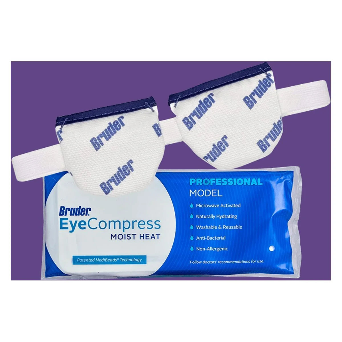 and Fast Other Bruder Eyes Acting Non-allergenic - Heat Dry Moist Moisture Relief Microwave and Eye and - for Reusable, Activated Eye - for and - Effective Dry Compress Eye Irritation Heat Washable,