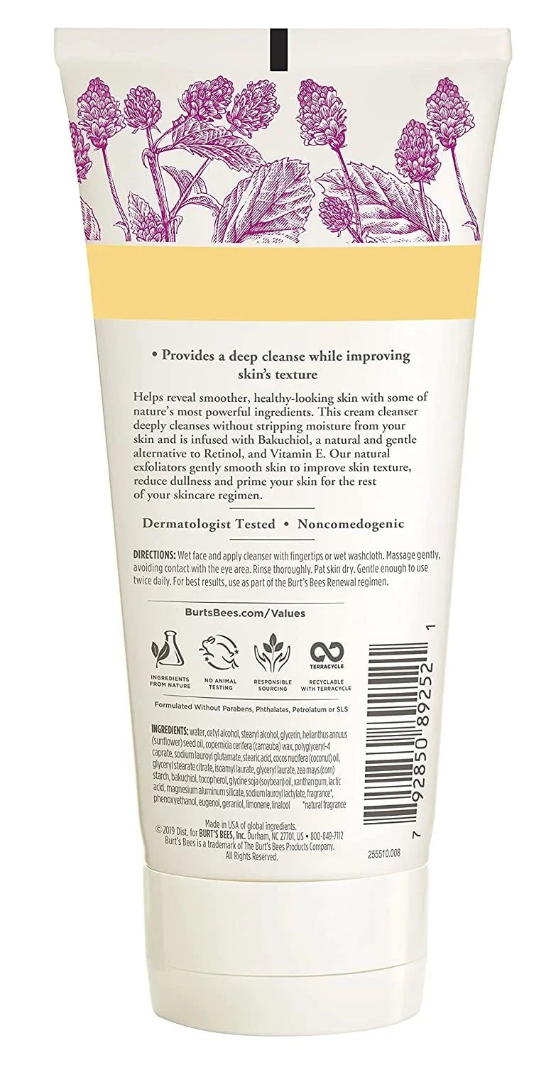 oz (Pack Refining 6 Cleanser Bees 2) Renewal of Burt's
