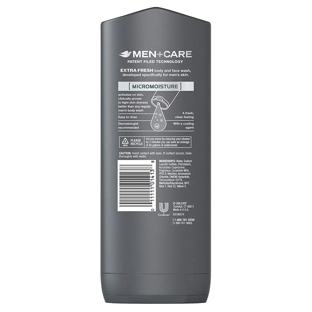 Fresh (Pack of Wash, Extra Face 13.5 Men+CareBody and 6) Dove oz