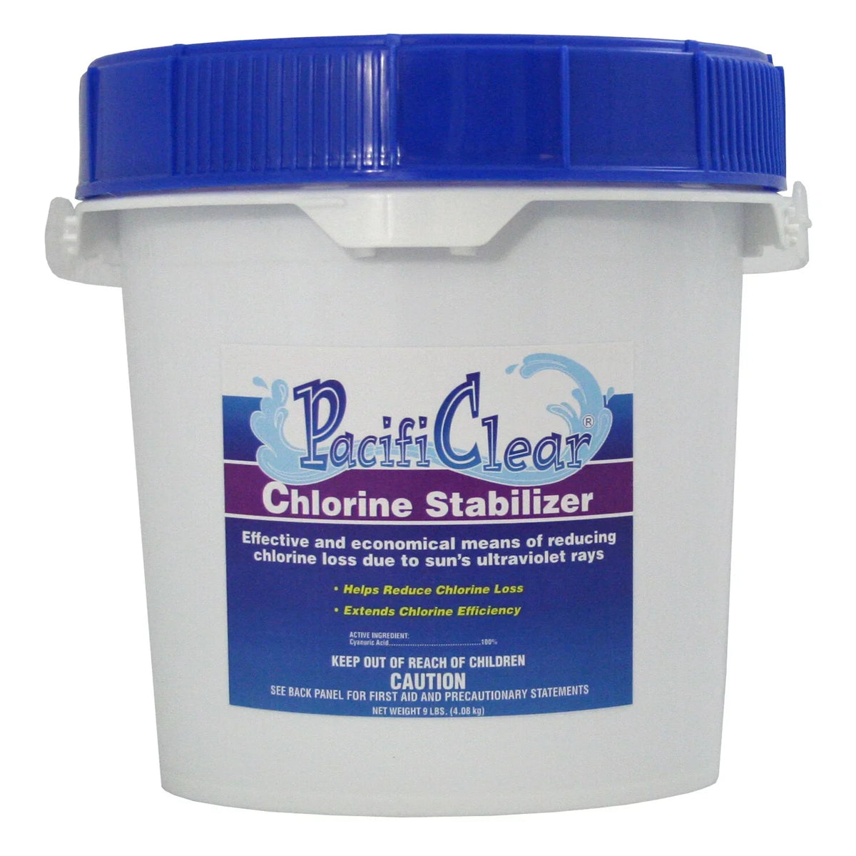 Techniques Pail F081004032PC Chlorine - 4 lbs Stabilizer Water