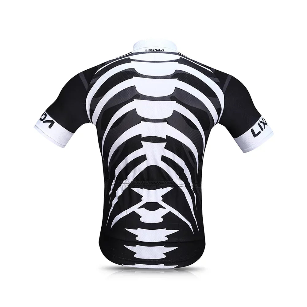 with Sleeve Ideal Men's Short Quick-Drying Shorts, Cycling - Dadypet Jersey Bike Shirt Biking Padded Mountain for Cycling Set