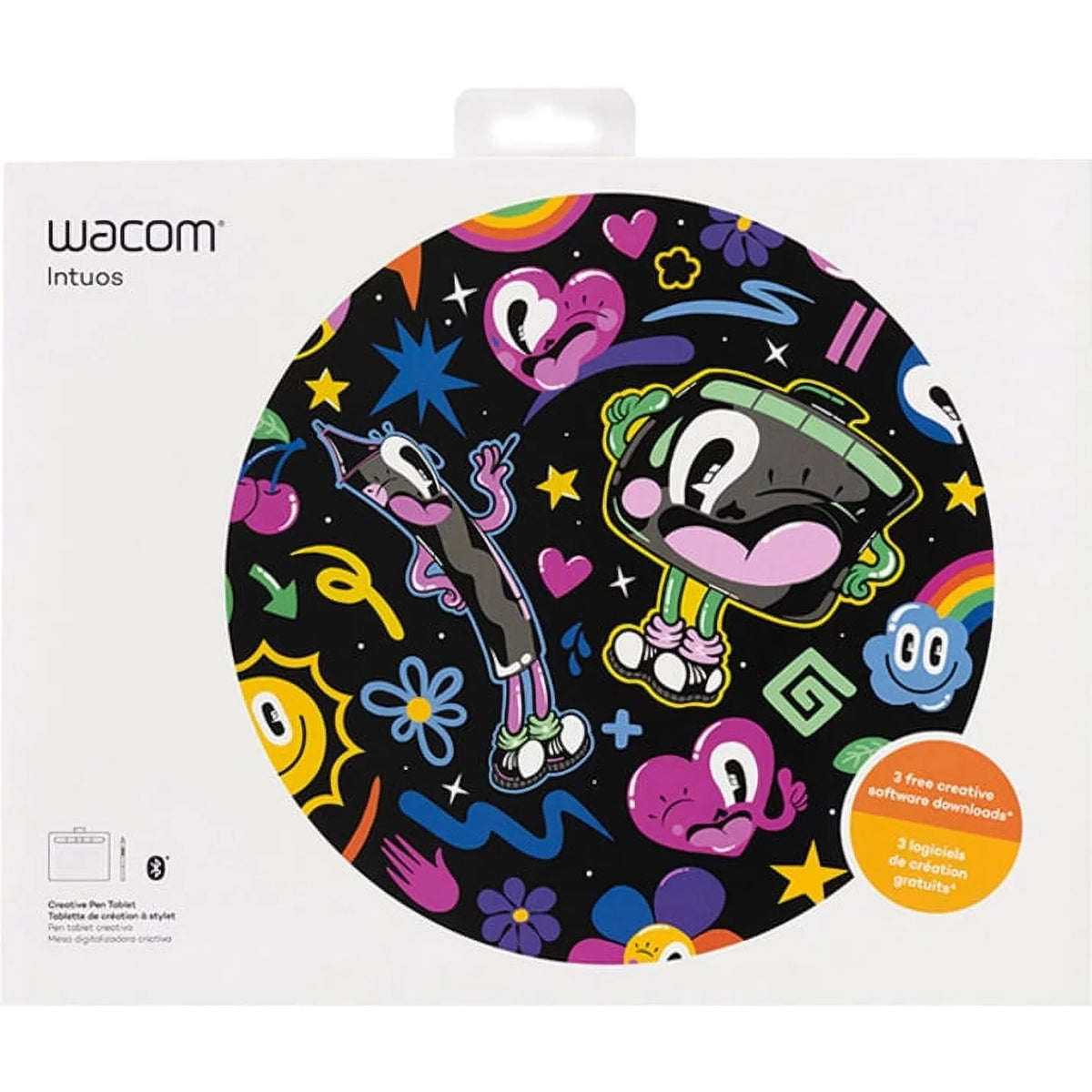 for & Software Wacom with (medium) Included, Graphics Drawing PC, Mac, Chromebook Tablet Intuos Android (CTL6100WLK0 Wireless