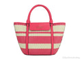 Tote Bikini Handbag Striped Cruise Medium Straw Spade Kate Pink Bag Convertible