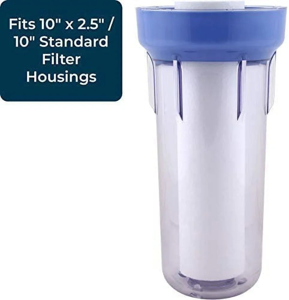 Spun 10x2.5 SpiroPure 155015-43 25 Sediment Polypropylene Cartridge Micron Melt-Blown SP-P25 Water P25 Filter (Case of 24)
