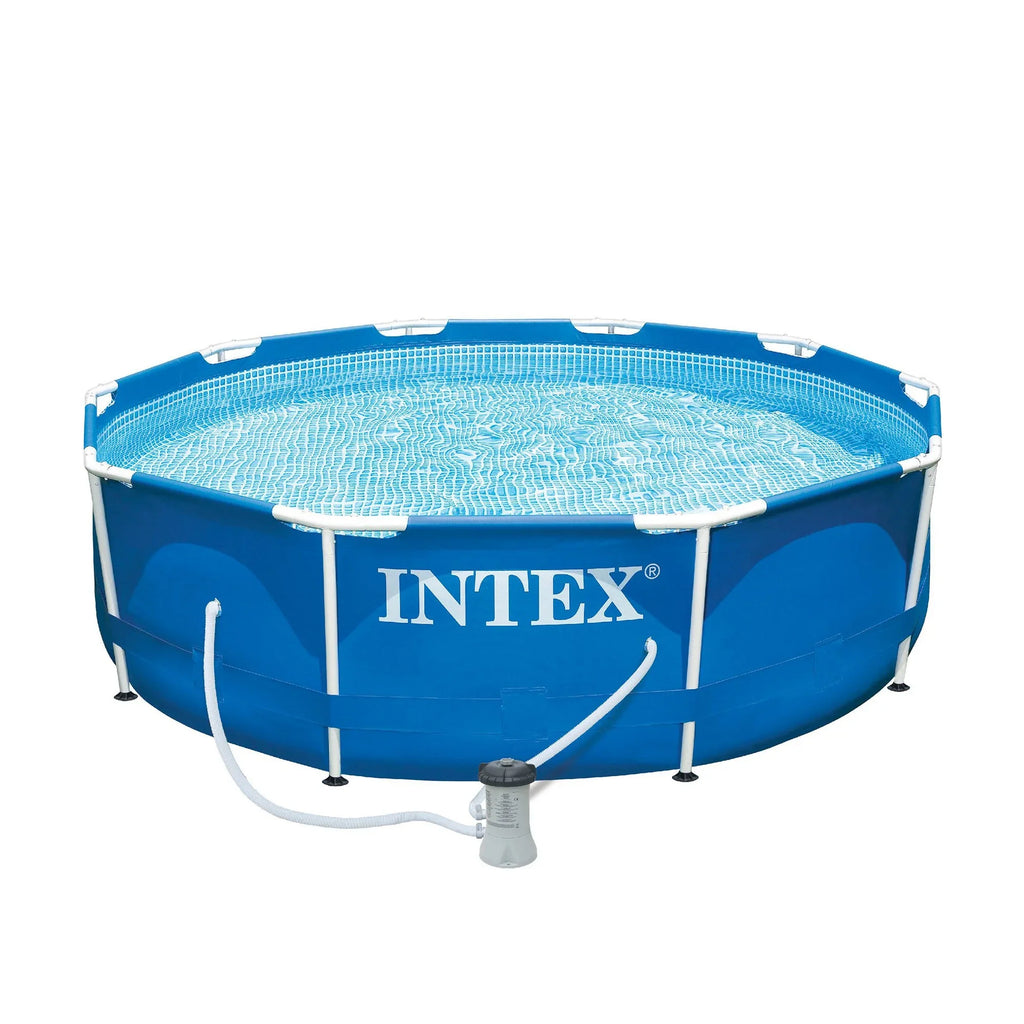 Cleaning Pump Intex with Swimming Filter Kit Pool Pack) Pool and Metal (2 Frame