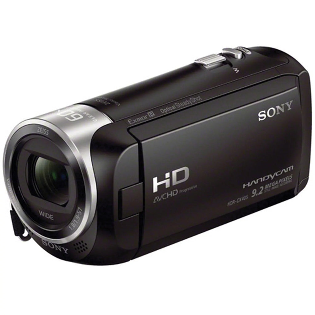 32GB Recording Bundle Sony HD + Tripod Camcorder Memory ZeeTech with Case Video Handycam Card SD HDR-CX405 + Micro Accessory +