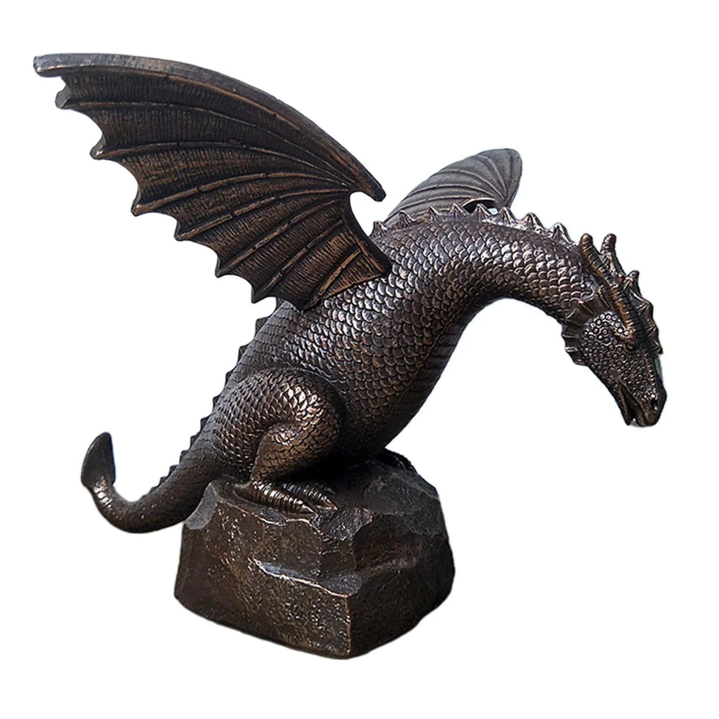 Shape Sculpture, Garden Decor Sculpture Outdoor Creative fountain Decorative Waterscape Statue Dragon Dragon Decoration
