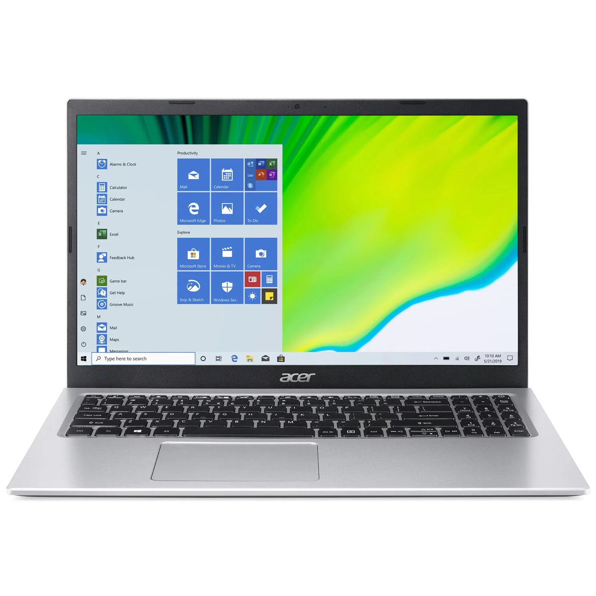 N4500 Celeron 1.10GHz 1 W11H Restored (Refurbished) - Flash Acer Laptop Aspire 64GB 15.6" 4GB RAM Intel