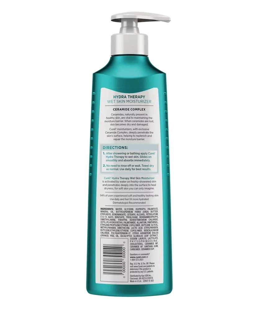 of 4) Wet Moisturizer, Therapy Skincare Itch 12 Skin Defense oz (Pack Hydra Curel