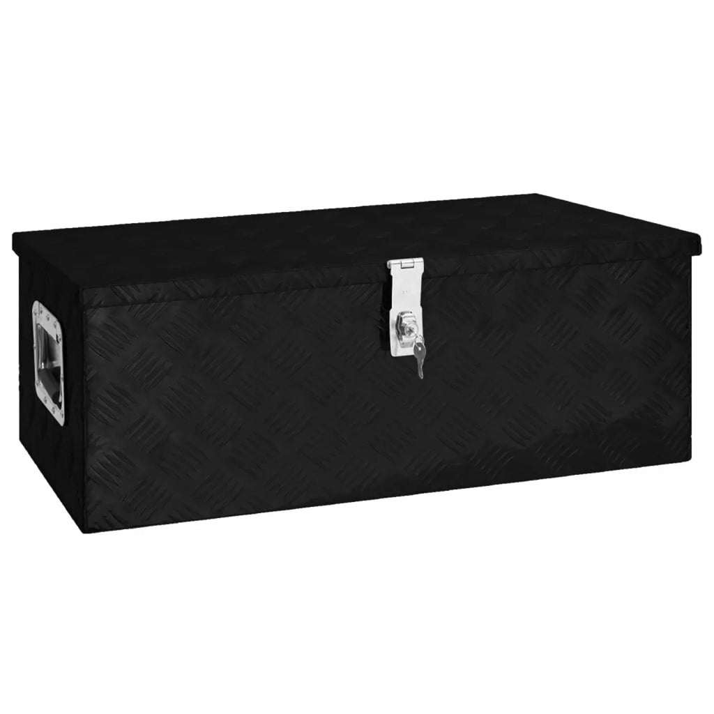 (L Organizer x Dcenta 11.8 Vehicle, x Camping Lockable Inches 15.4 H) Garage, Trailer for 31.5 Case Toolbox Truck W Underbody x x Storage Aluminum Trip Box Tool Box