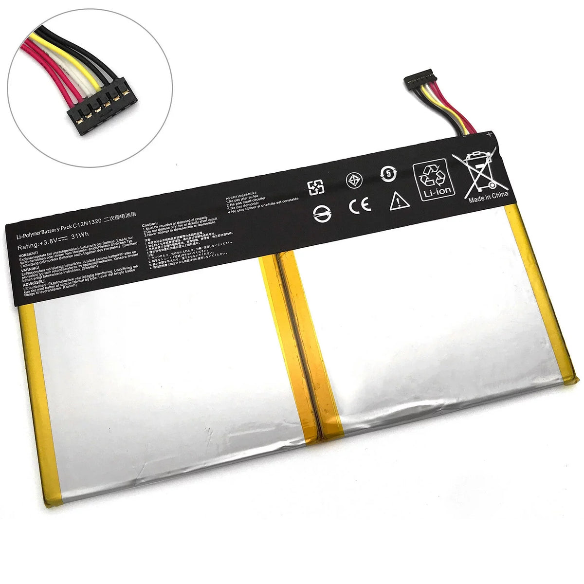 Transformer T100TAF-DK001B T100TA-DK048H For Battery ASUS T100TA-DK053H C12N1320
