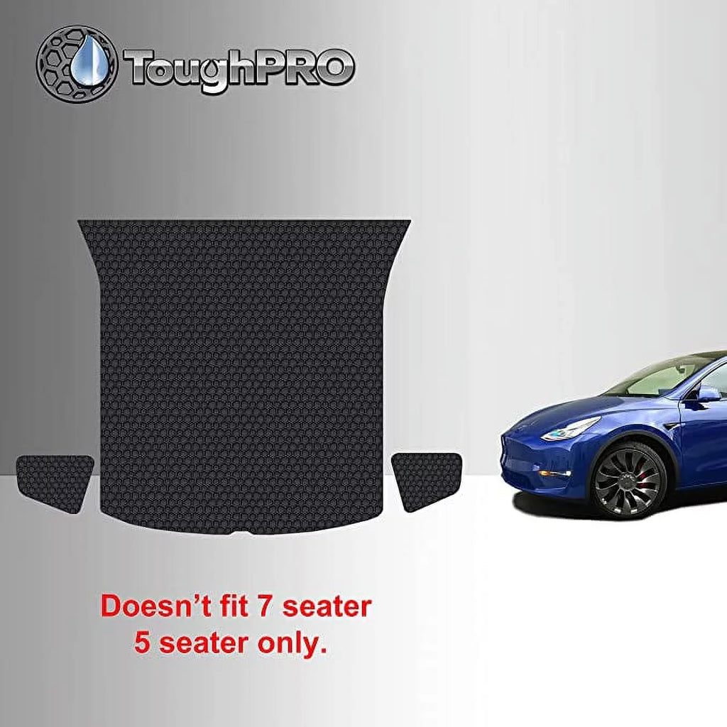 5 Seater with TOUGHPRO Model Wings Accessories All Y Cargo/Trunk Custom Fit 2022 Weather Tesla with Duty Compatible Heavy
