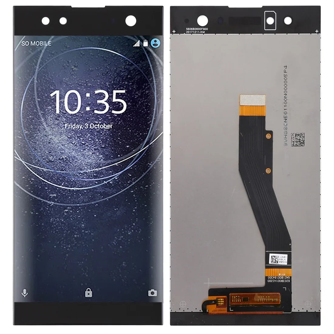 Ultra Digitizer XA2 Parts Full Xperia LCD OEM for Screen Sony with Repair Cellphone Assembly