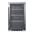 19-Inch Compact SCR1932BH34CSS Beverage Cooler Summit Depth 3.1 - Shallow Outdoor Cu. Ft.