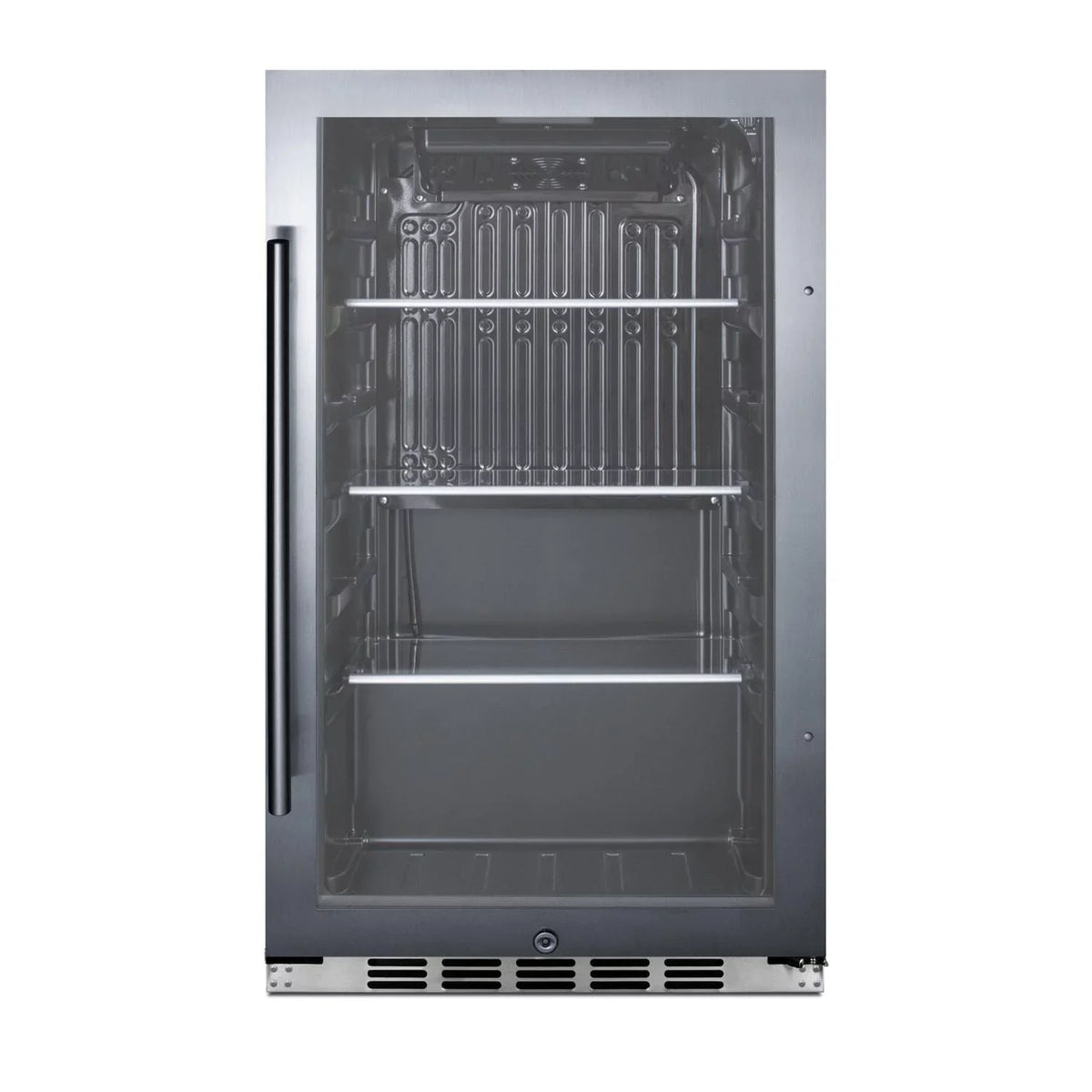19-Inch Compact SCR1932BH34CSS Beverage Cooler Summit Depth 3.1 - Shallow Outdoor Cu. Ft.