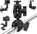 AKASO Clamp Head Taisioner Ball Gopro Accessories GoPro Double Arm Super Socket 1/4"-20 Camera DJI Adapter for Mount