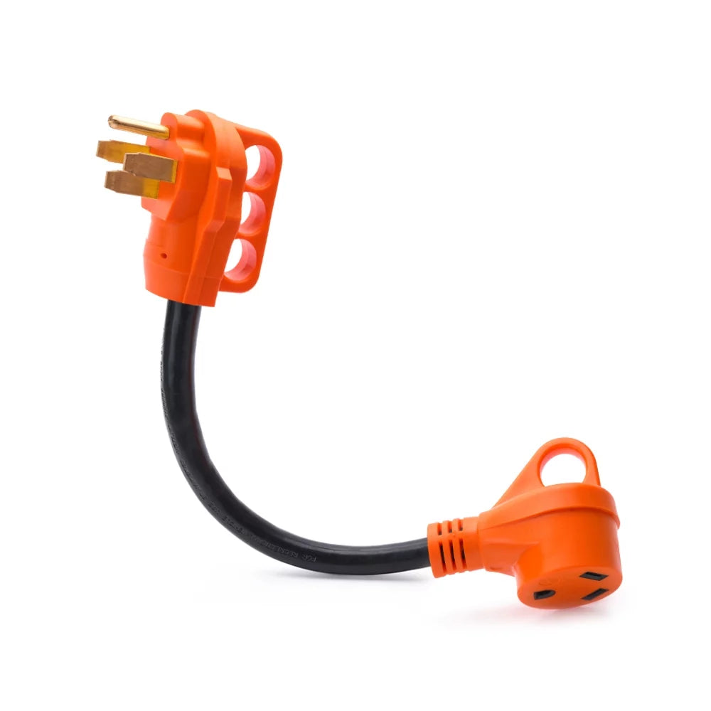 Duty Electrical Female with 18 50A MICTUNING Handle, Male Heavy Dogbone to Inch 3750W Adapter 30A 125V