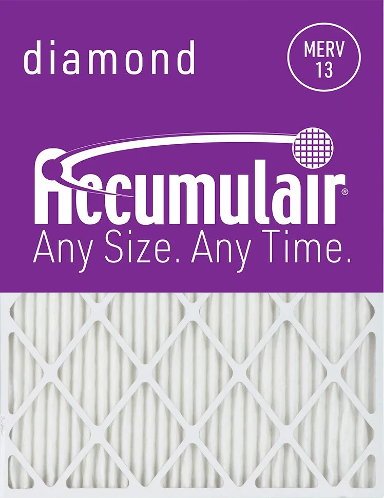 Accumulair Air/Furnace 8x20x4 13 pack) MERV Filters (2 Diamond