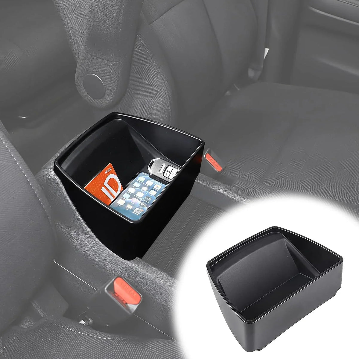 ABS Box Accessories, 2016-2022/ Center Honda Control Material Organizer Tray 2019-2023 Secondary Pilot Passport Storage Central Console Armrest 2020-2023/ for Ridgeline TINKI