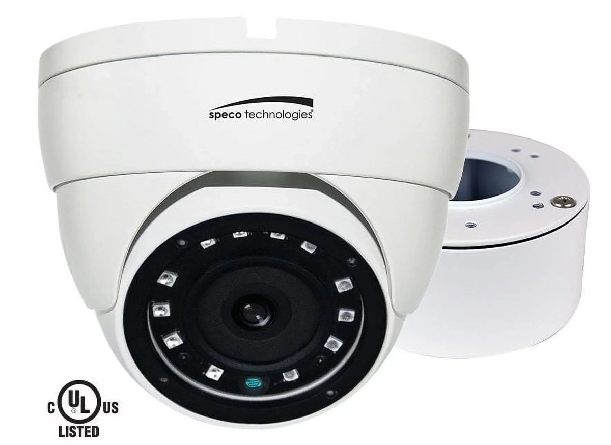 Megapixel Camera, Full Surveillance White Eyeball, Color, Speco HD 2 VLDT4W