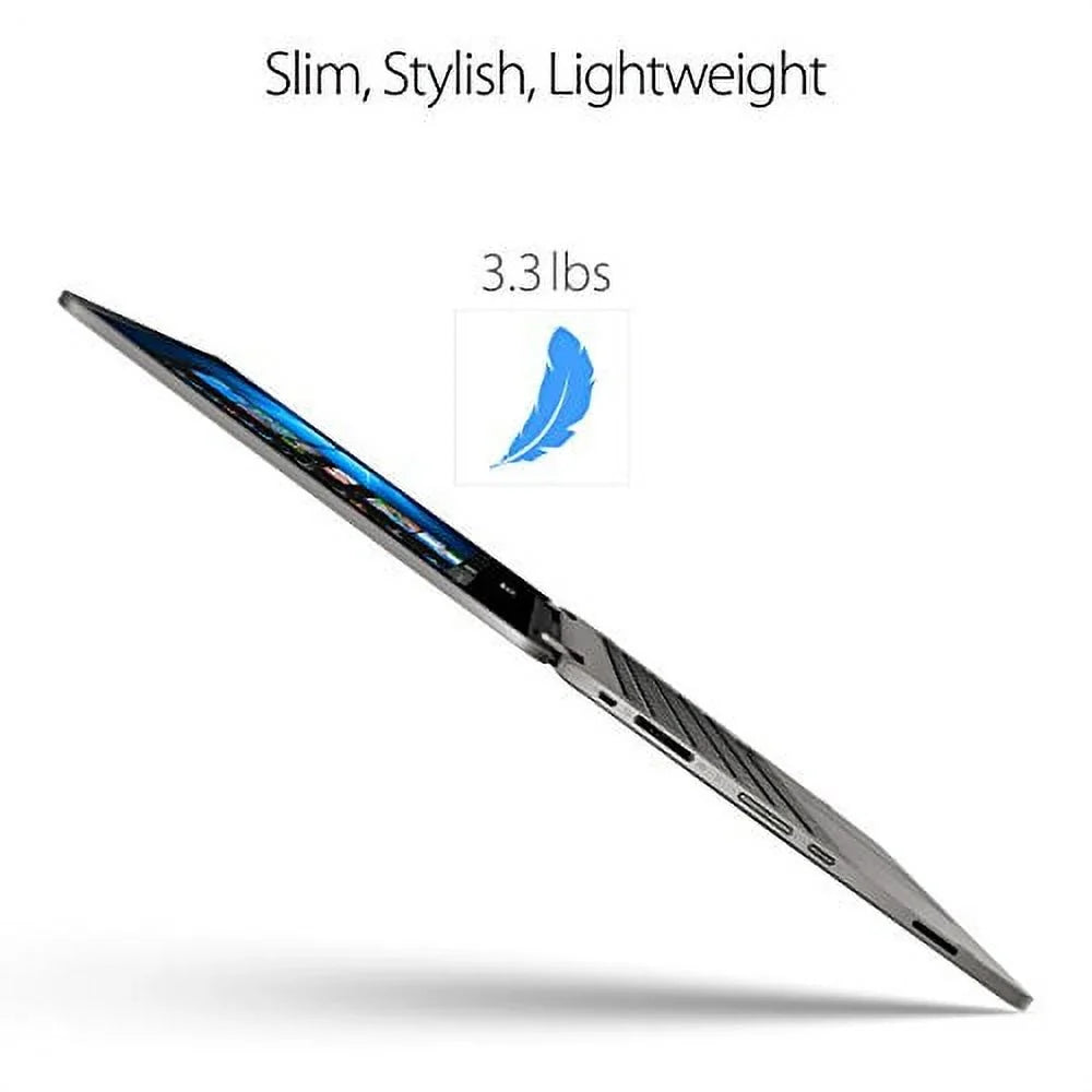 Flip Laptop, 2-in-1 Processor, ASUS eMMC, RAM, 14" 10 Touchscreen Windows HD 64GB Vivobook Celeron S, 4GB Intel 2.6GHz Thin TP401MA-YS02
