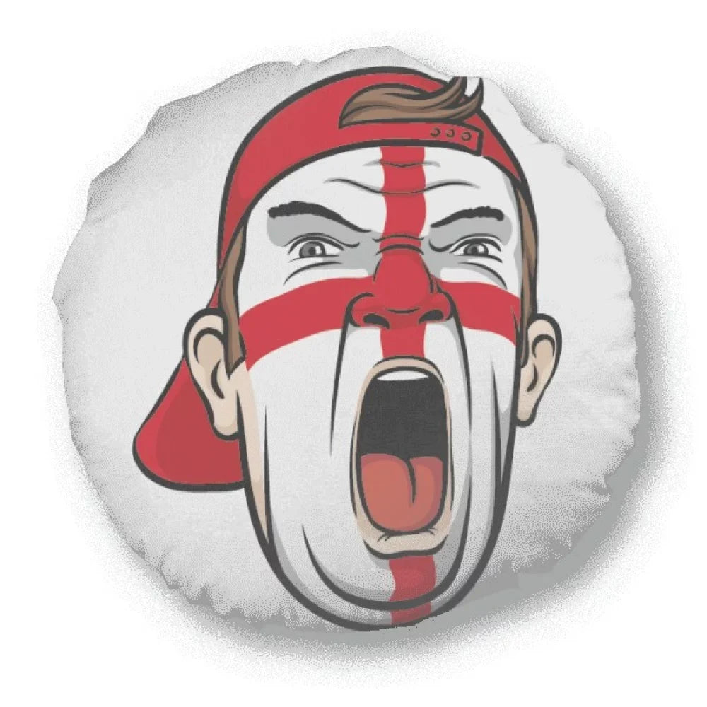 Head Round Decoration Pillow Cap Throw Flag Screang Facial Home England Makeup Cushion