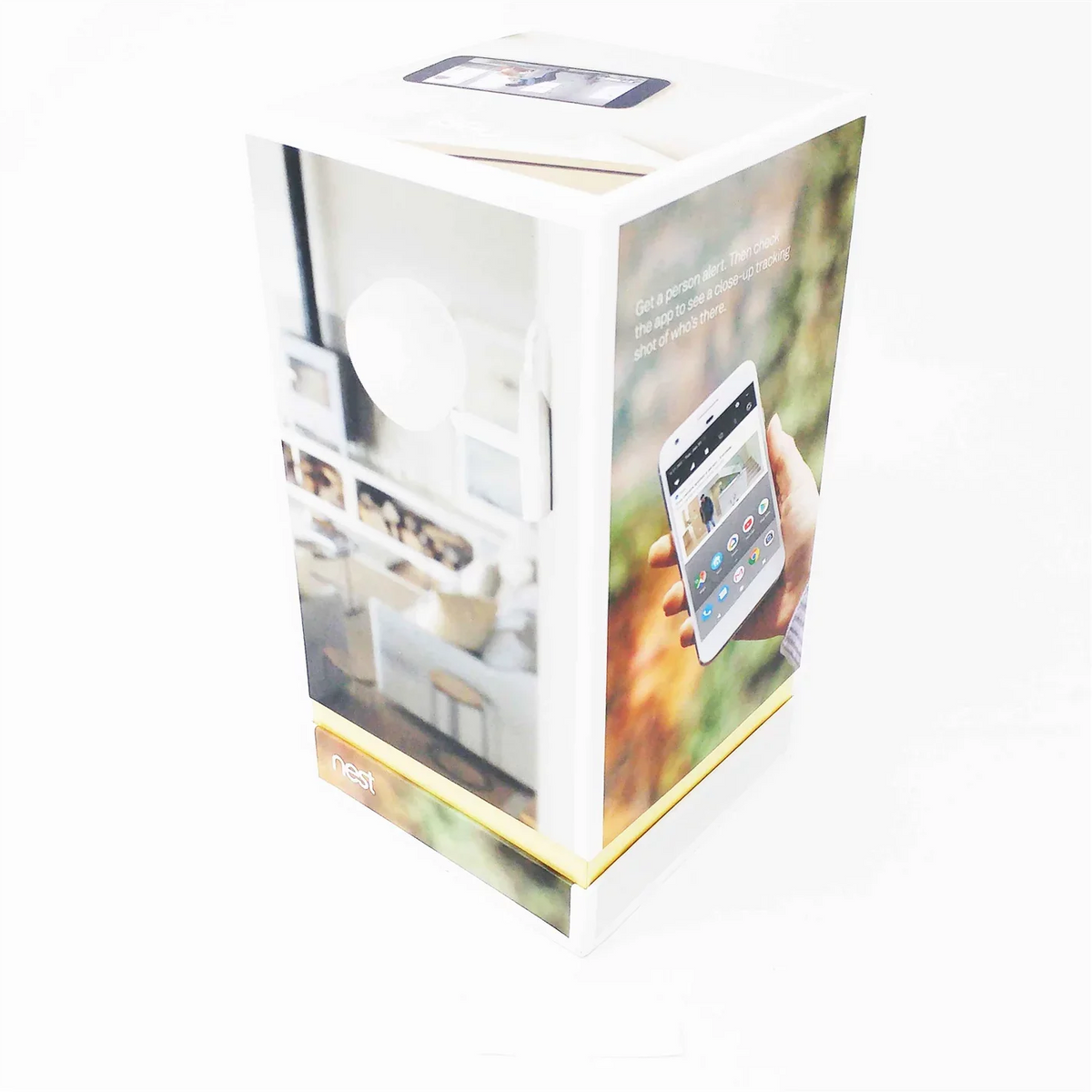 Cam Wi-Fi Security NC3100US White Open IQ Box Google - Nest Indoor Camera