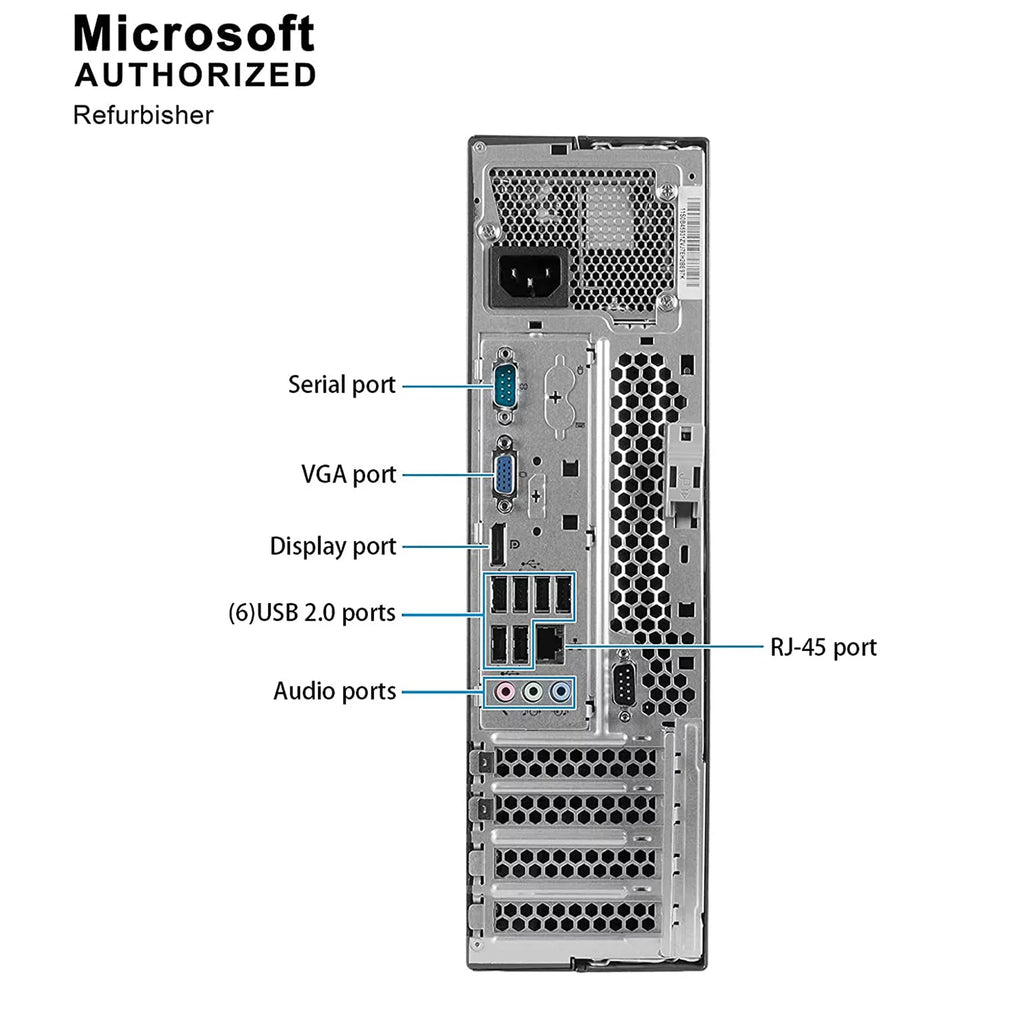 i5 Pro Computer Ram Desktop PC Core 500GB Windows 10 LENOVO HDD Wifi 8GB