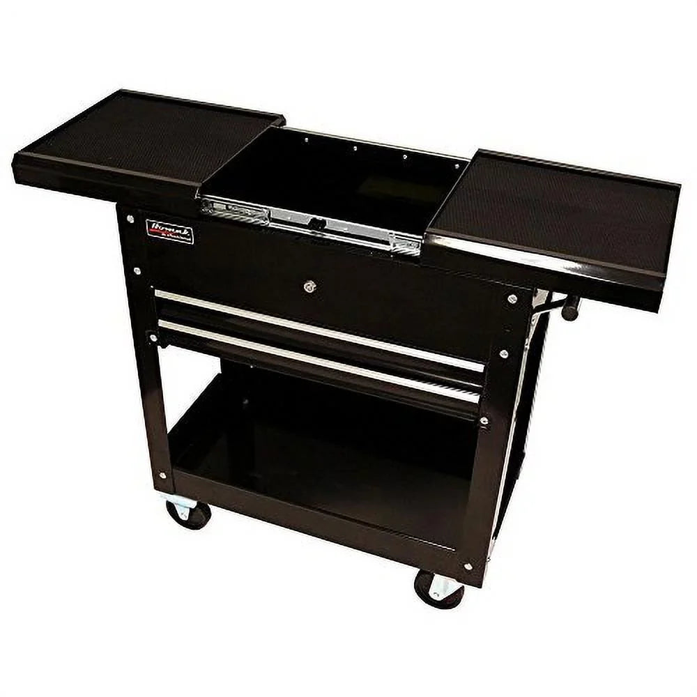 W/ 27"" Cart Top Tool Sliding BK06022704 2-Drawer Homak