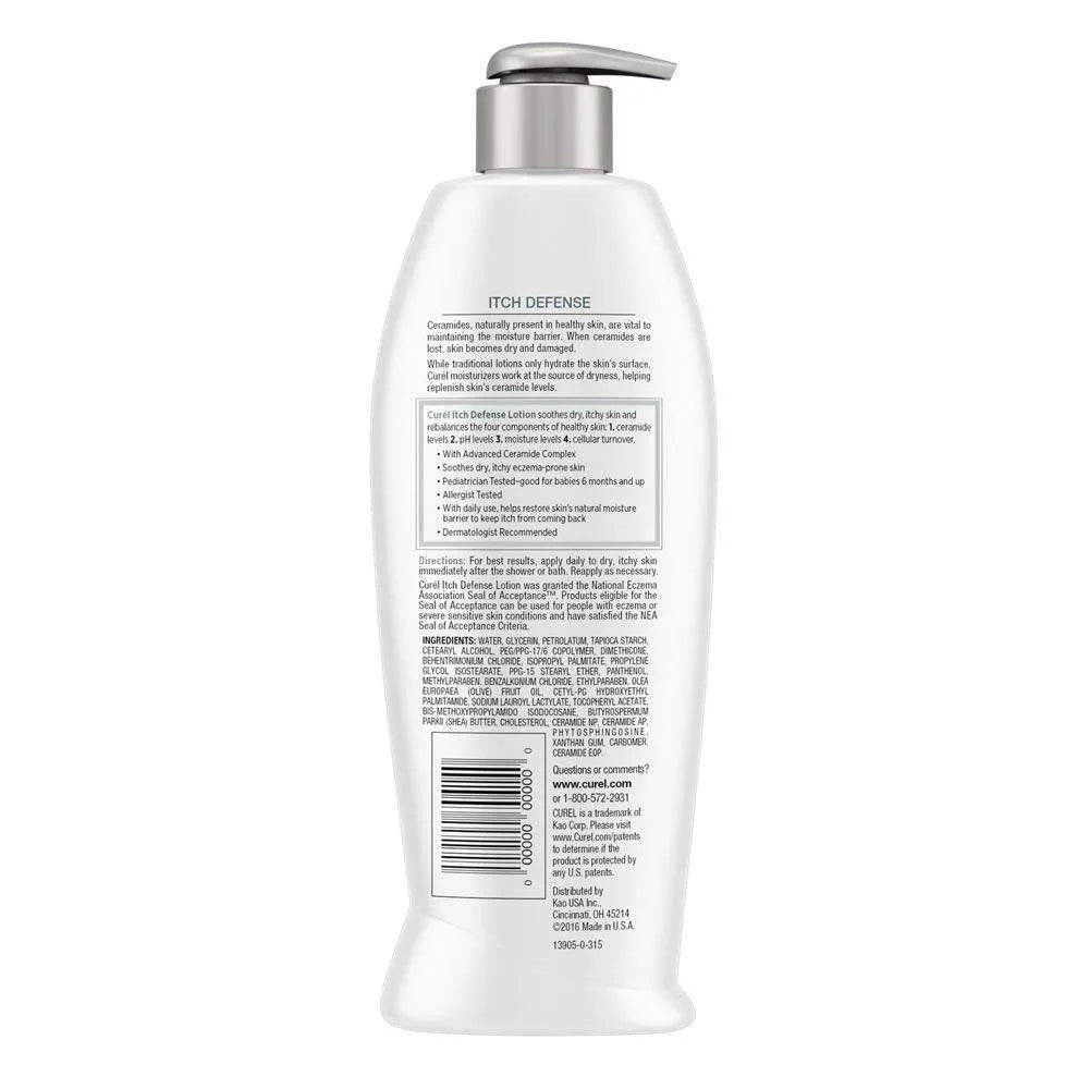 Itch Lotion, 13 Unisex oz Fragrance-Free Curel Defence