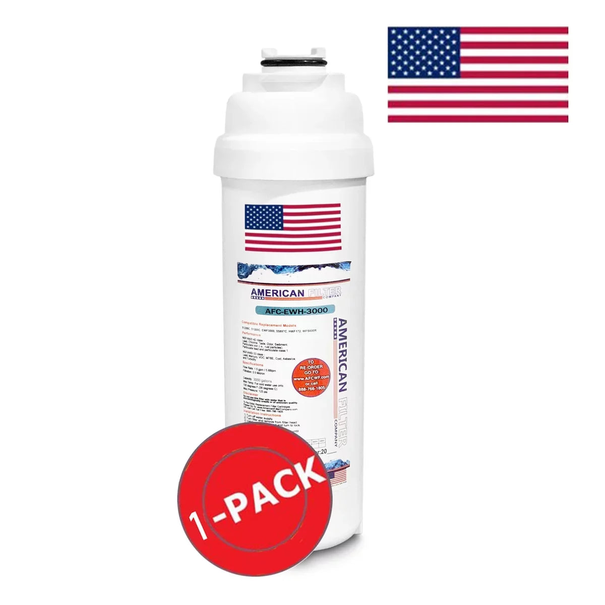 in Brand # Compatible WaterSentry® 1 Made - Water AFC - , Filters , , with Filter AFC-EWH-3000 U.S.A. HTVZ8BLSS-NF Fountain Model