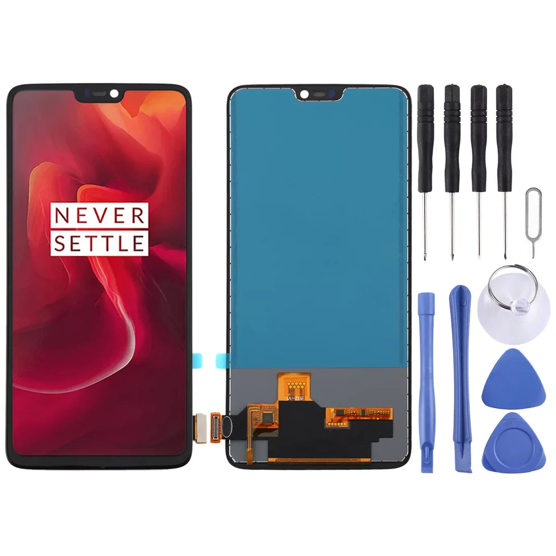 () Screen 6 and OnePlus For A6000 LCD TFT Material Digitizer Full Assembly