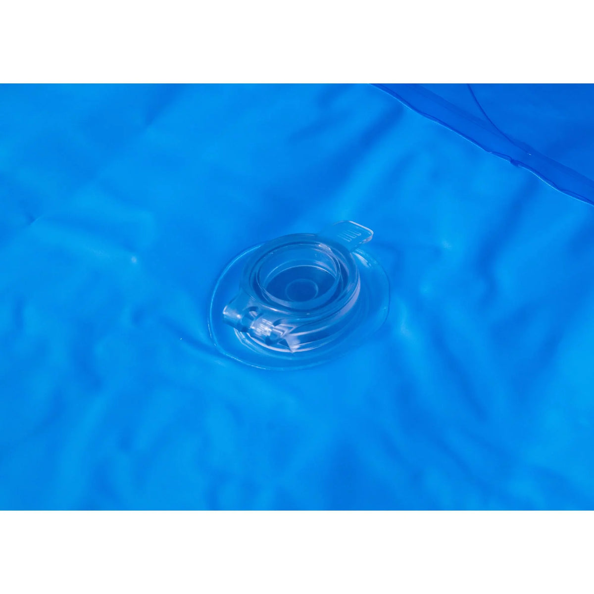 Central White and Inflatable Pool 10' Blue Swimming Pool Rectangular