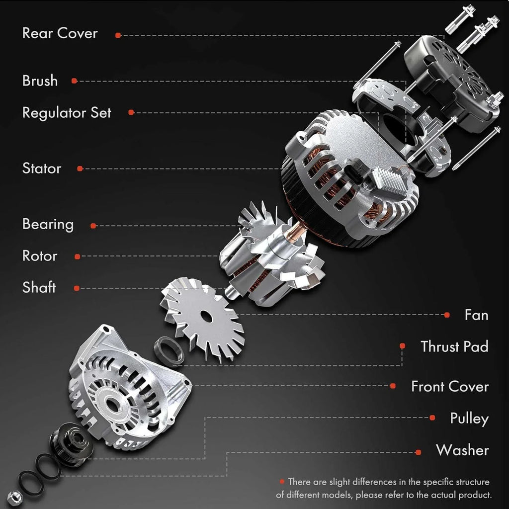Replace# V6 2012-2015, Honda with 2011-2013, Pulley, Compatible Alternator 3.5L, 12V A-Premium CW 130Amp Ridgeline 2012-2014, 6-Groove Pilot 31100-RV0-A01 Odyssey